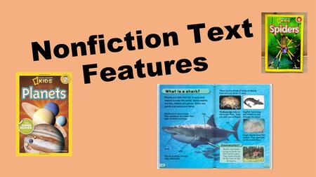 Nonfiction Text Features