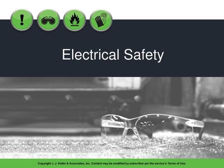 Electrical Safety.