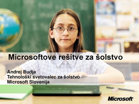 Microsoftove rešitve za šolstvo