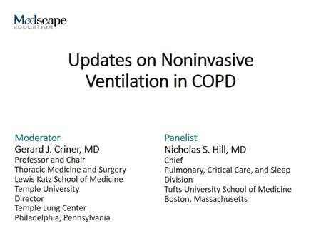 Updates on Noninvasive Ventilation in COPD