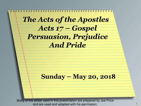 The Acts of the Apostles