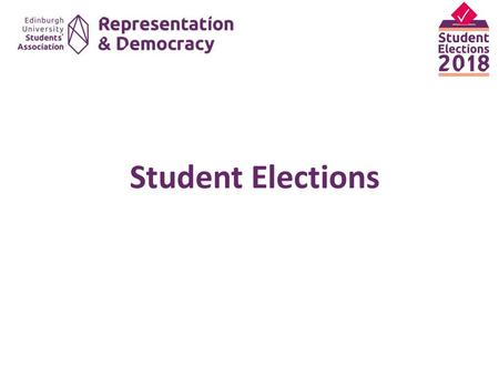 Student Elections.