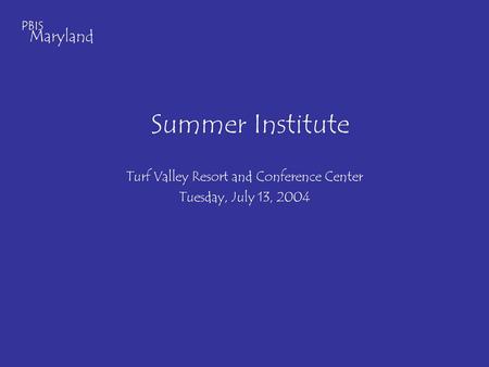 Turf Valley Resort and Conference Center