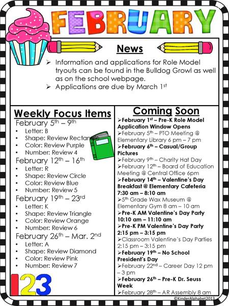 News Coming Soon Weekly Focus Items