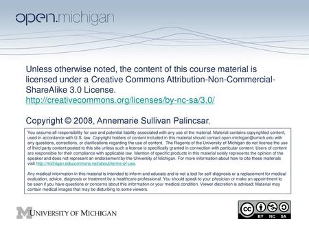 Copyright © 2008, Annemarie Sullivan Palincsar.