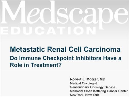 Metastatic Renal Cell Carcinoma