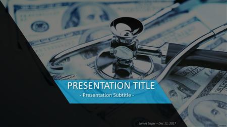 - Presentation Subtitle -