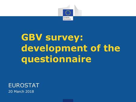 GBV survey: development of the questionnaire