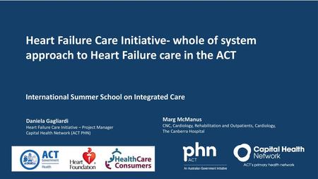 International Summer School on Integrated Care Daniela Gagliardi