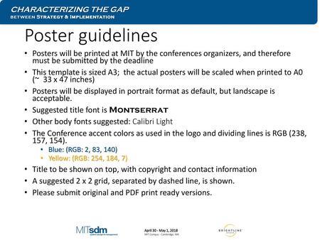 CHARACTERIZING THE GAP  between Strategy & Implementation