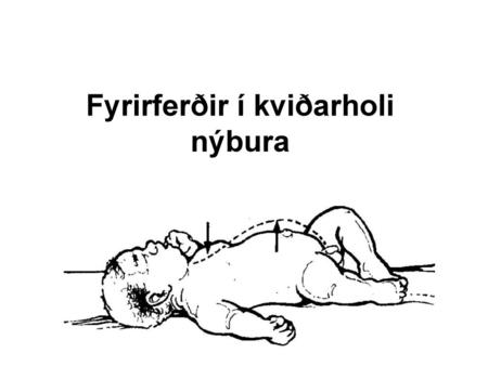 Fyrirferðir í kviðarholi nýbura