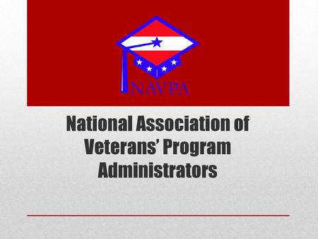 National Association of Veterans’ Program Administrators