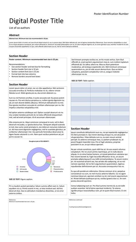 Digital Poster Title Poster Identification Number List of co-authors