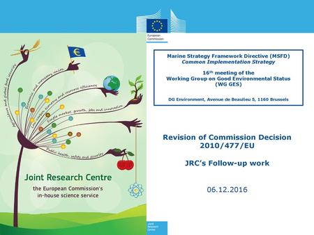 Revision of Commission Decision 2010/477/EU