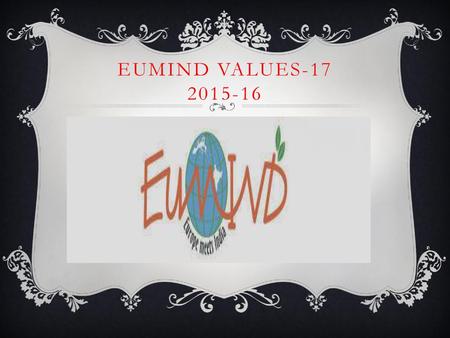 Eumind values-17 2015-16.