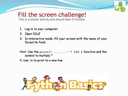 Fill the screen challenge!