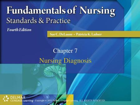 Chapter 7 Nursing Diagnosis.