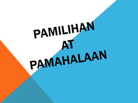 Pamilihan at pamahalaan