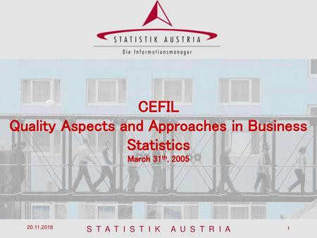 Quality Aspects and Approaches in Business Statistics