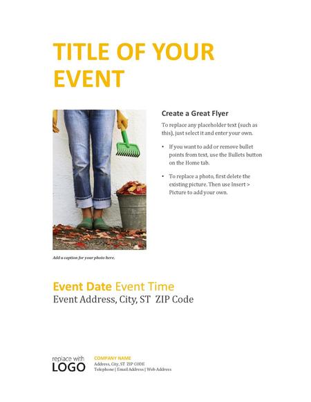 Title of Your Event Event Date Event Time