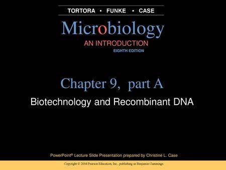 Biotechnology and Recombinant DNA