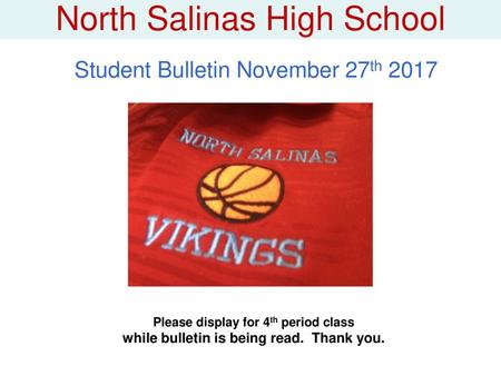 North Salinas High School