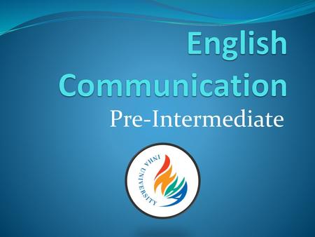 English Communication