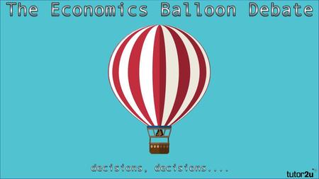 You, your team and the rest of the class are on board a hot air balloon. However, the balloon is falling from the sky as there are too many people and.