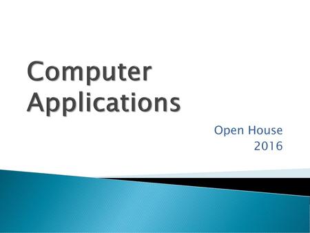 Computer Applications