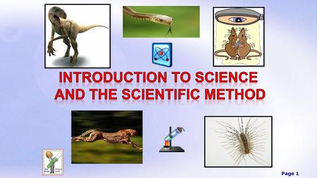 Introduction to Science and the Scientific Method