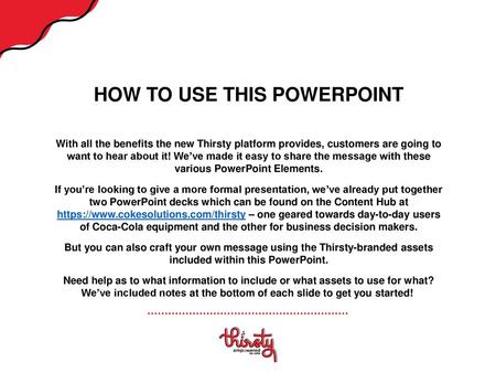 HOW TO USE THIS POWERPOINT