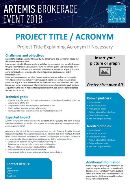 PROJECT TITLE / ACRONYM