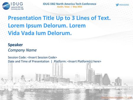 Presentation Title Up to 3 Lines of Text. Lorem Ipsum Delorum