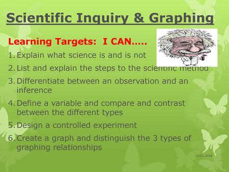 Scientific Inquiry & Graphing