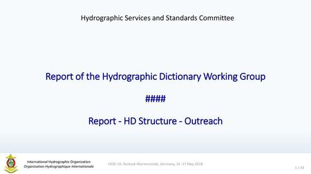 Hydrographic Services and Standards Committee