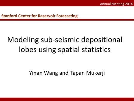 Modeling sub-seismic depositional lobes using spatial statistics