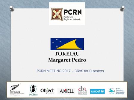 TOKELAU Margaret Pedro