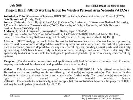 11/21/2018<month year> <month year> doc.: IEEE July 2018