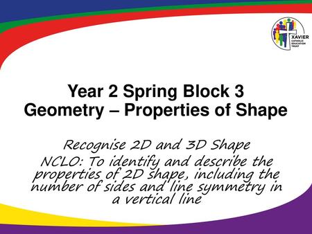 Year 2 Spring Block 3 Geometry – Properties of Shape