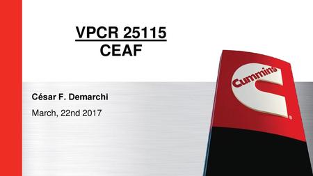 VPCR 25115 CEAF César F. Demarchi March, 22nd 2017.