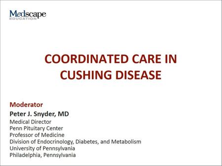 COORDINATED CARE IN CUSHING DISEASE