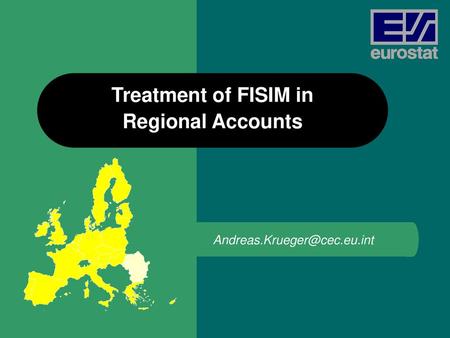 Treatment of FISIM in Regional Accounts