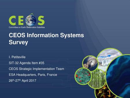 CEOS Information Systems Survey