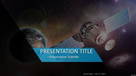 - Presentation Subtitle -