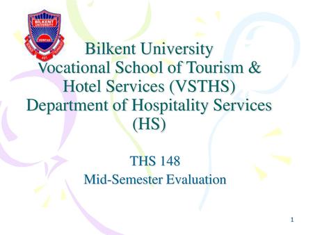 THS 148 Mid-Semester Evaluation