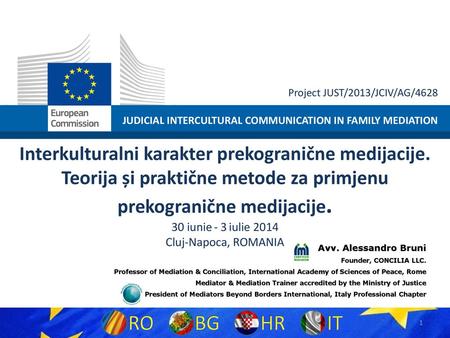 Interkulturalni karakter prekogranične medijacije.