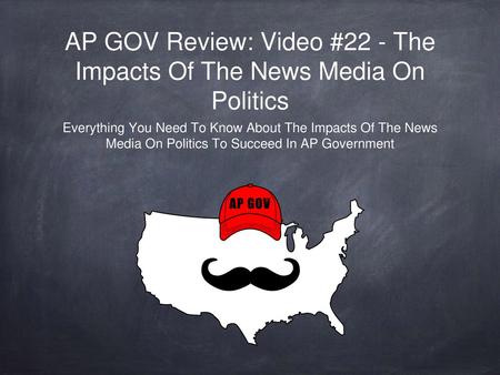 AP GOV Review: Video #22 - The Impacts Of The News Media On Politics