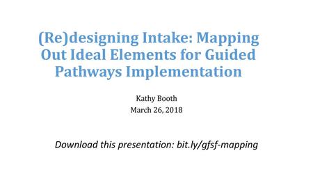 Download this presentation: bit.ly/gfsf-mapping