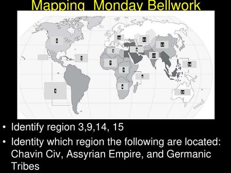 Mapping Monday Bellwork