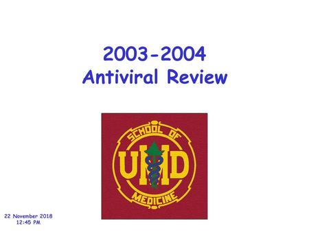 2003-2004 Antiviral Review 22 November 2018 12:45 PM.